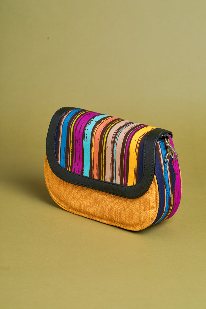 African crossbody bag- The Jute