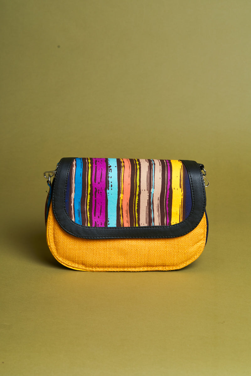 African crossbody bag- The Jute