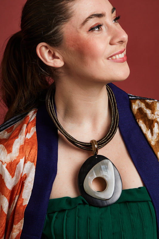 Makia Necklace- Forest Green