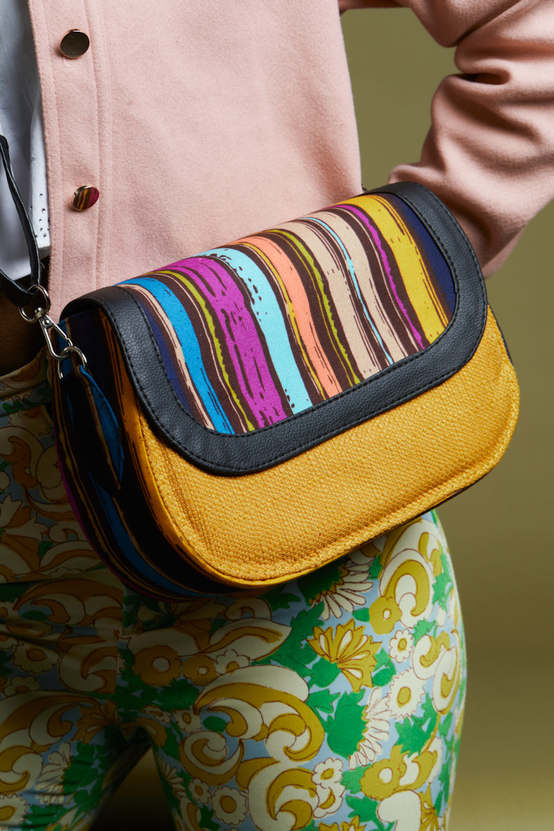 African crossbody bag- The Jute