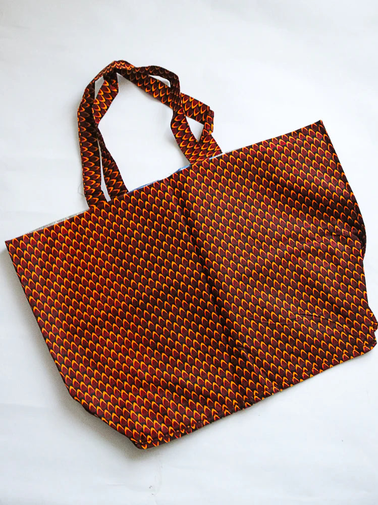 African print tote bag - Maxi