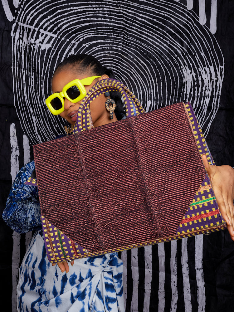 AFRICAN STYLE SILK BAG