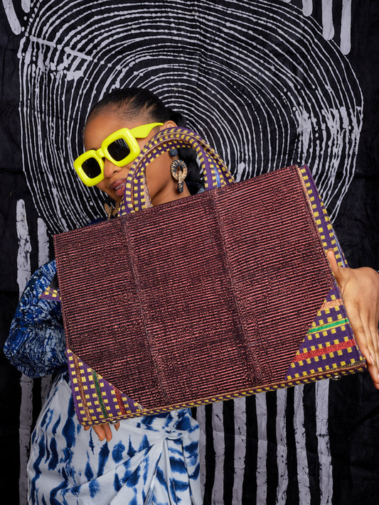 AFRICAN STYLE SILK BAG