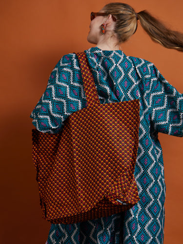 African print tote bag - Maxi