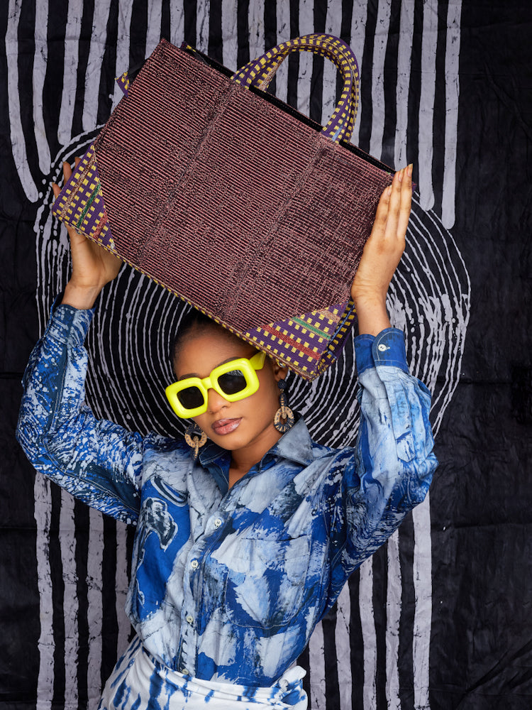 AFRICAN STYLE SILK BAG