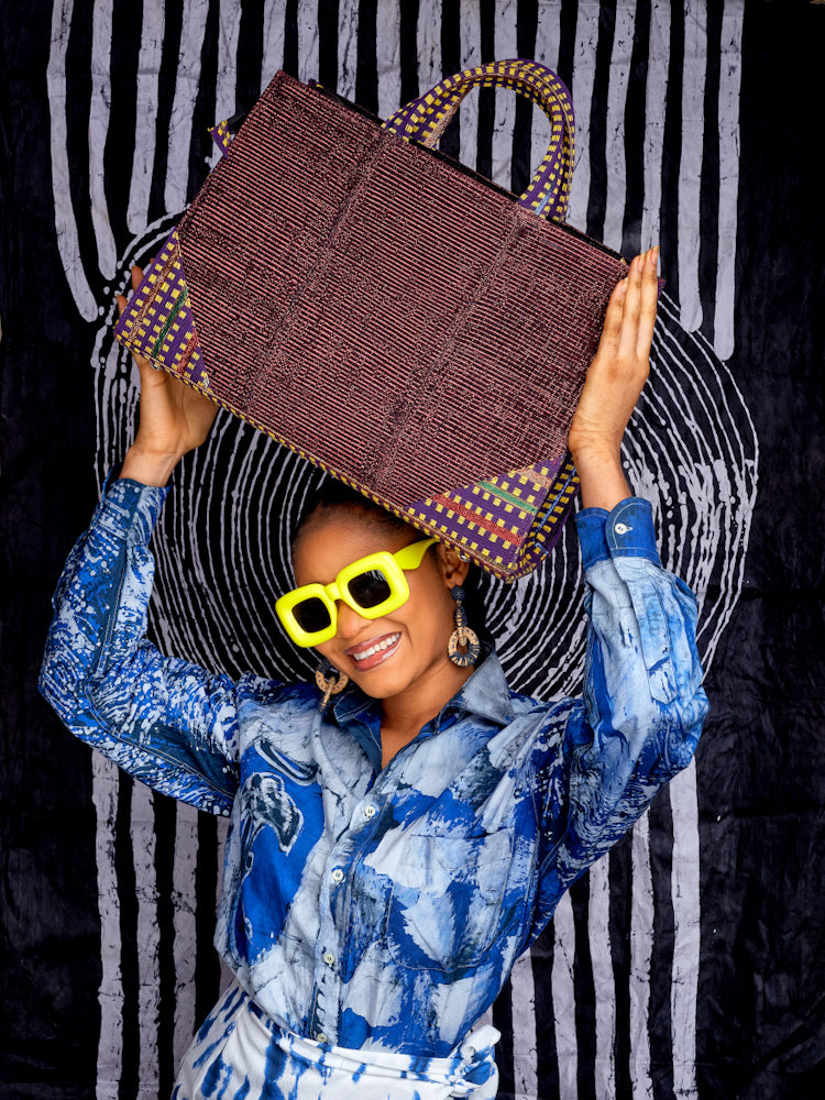 AFRICAN STYLE SILK BAG