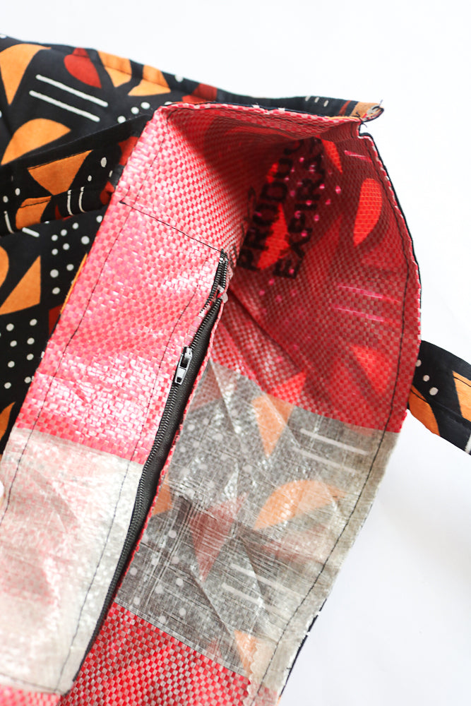 Medium Dak Tote bag - Burgundy - Cecefinery.com