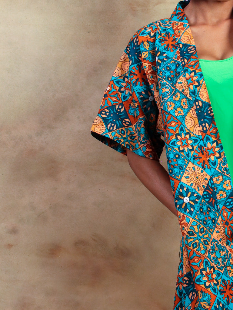 Greeen Paisley Kimono - Cecefinery.com