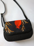 Jute bag - Black/Red motif
