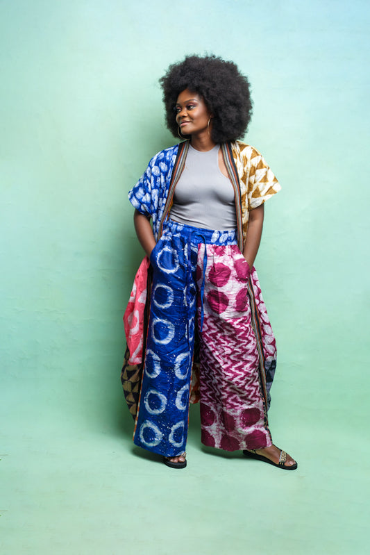 Adire Kimono-Set 2