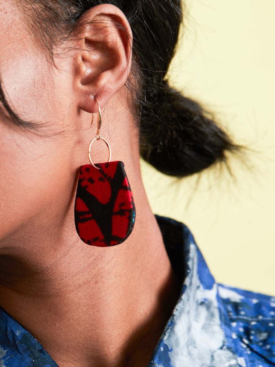 African prints earrings