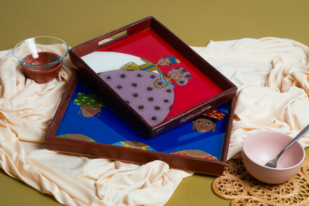 Dak Afro-chic tray - Cool Sisters