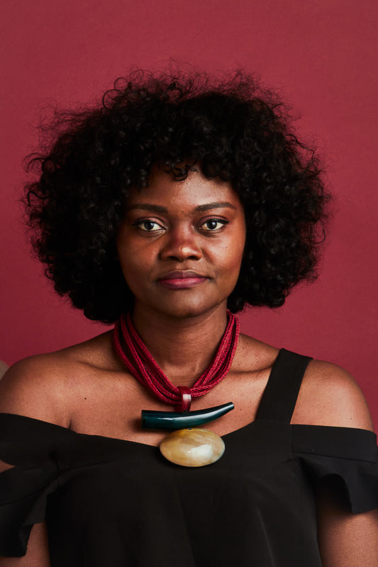 Makia Necklace - Red