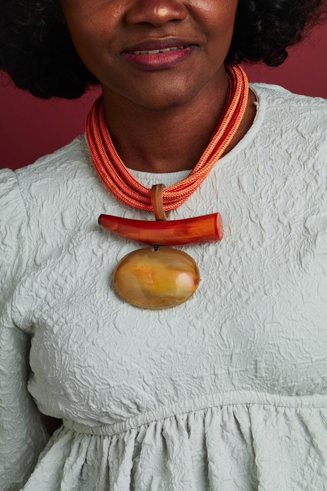Makia Necklace - Orange