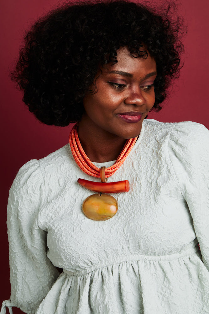 Makia Necklace - Orange