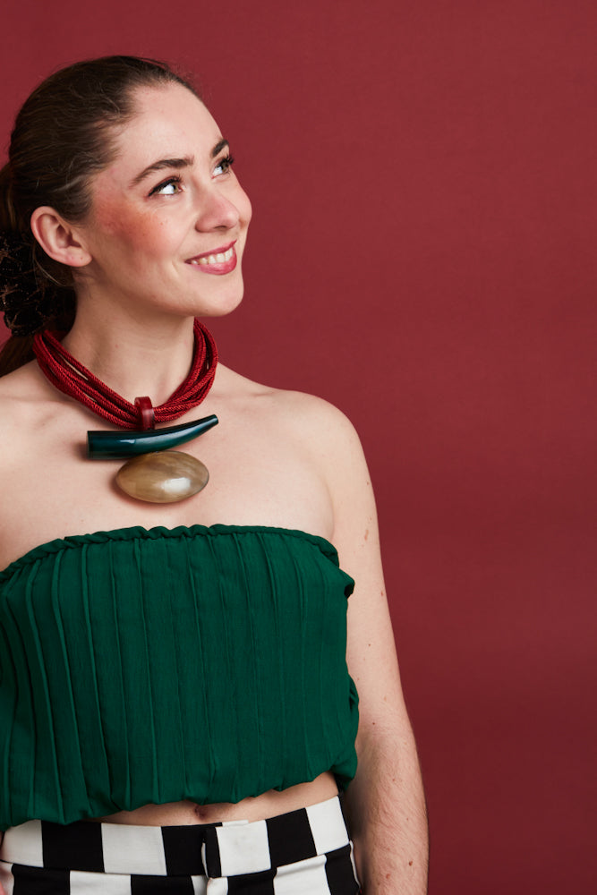Makia Necklace - Red