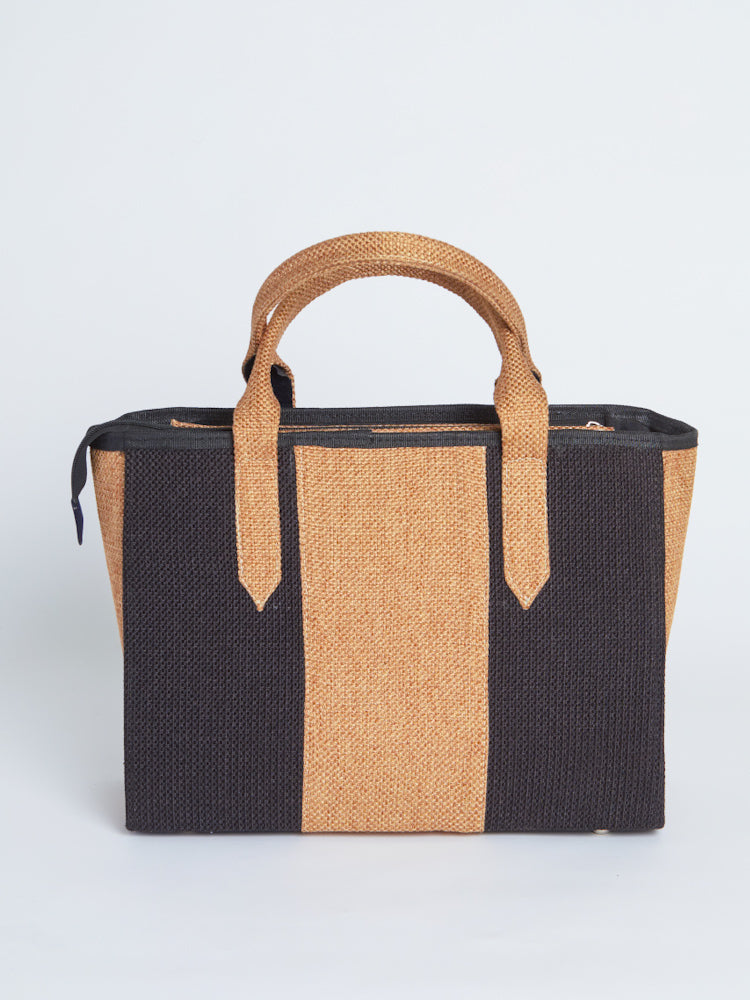 African Jute work bag - Black Ada