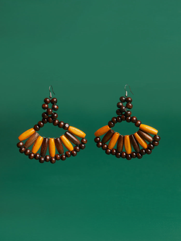 African Bao Beaded Earrings