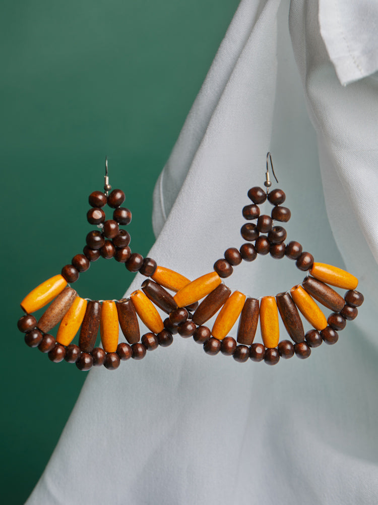 African Bao Beaded Earrings