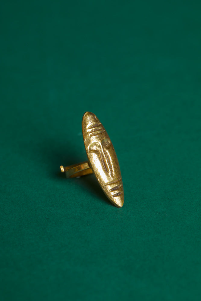 Mask ring - Brass