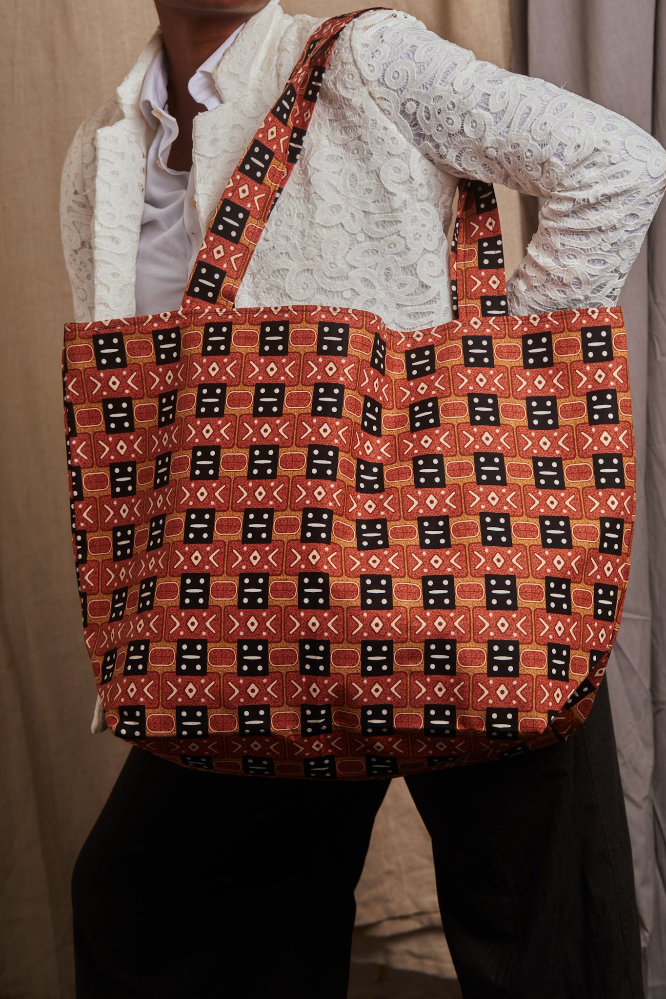 Maxi Dak Tote - Rose Pixel - Cece Finery