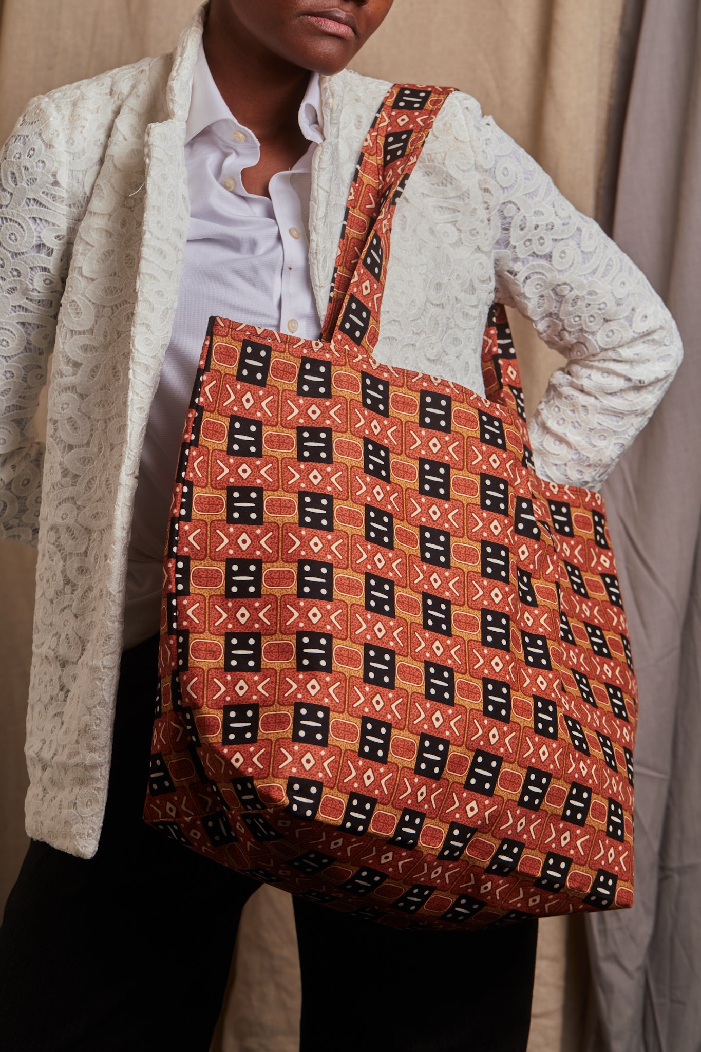Maxi Dak Tote - Rose Pixel - Cece Finery