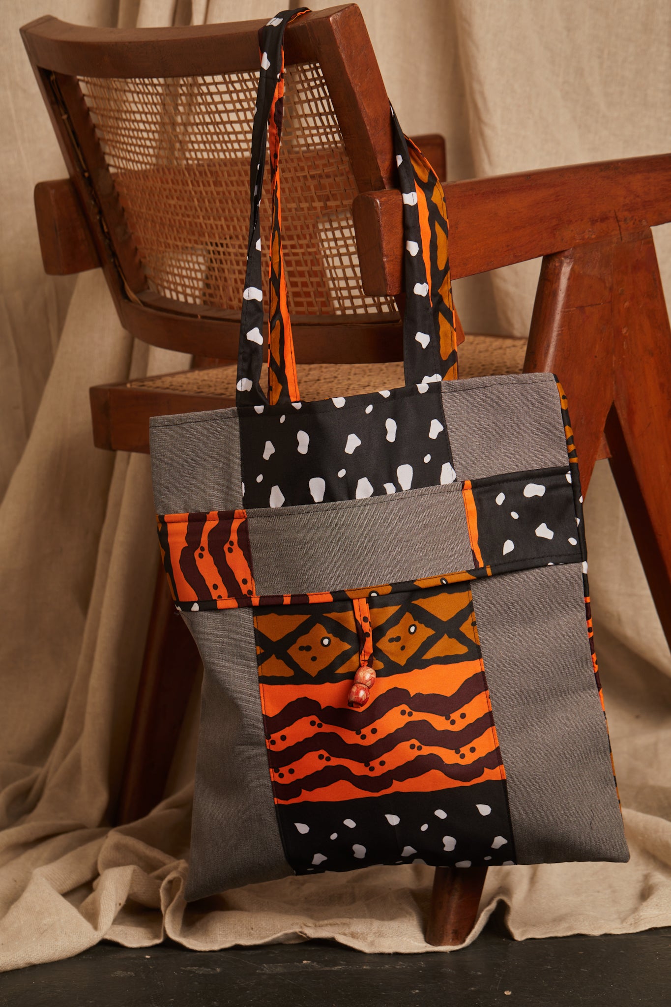 Midi Tote- Grey - Cece Finery