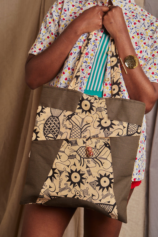 Midi Tote- Dusty Olive - Cece Finery