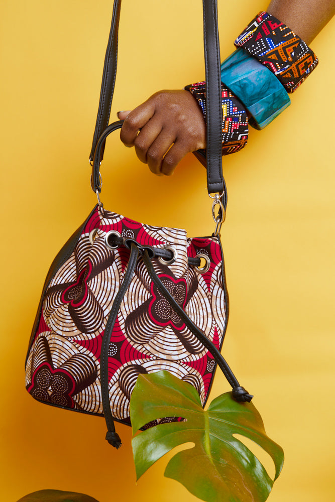Longa bag - Red Swirl