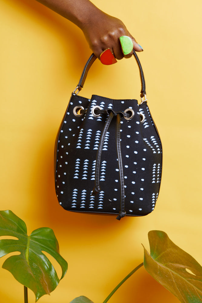 Longa Bag - Navy Dots