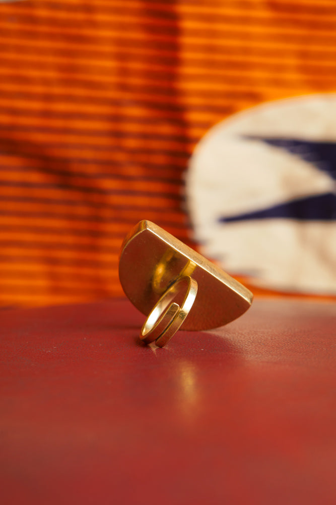 Umbo Afro-chic Ring - Orange