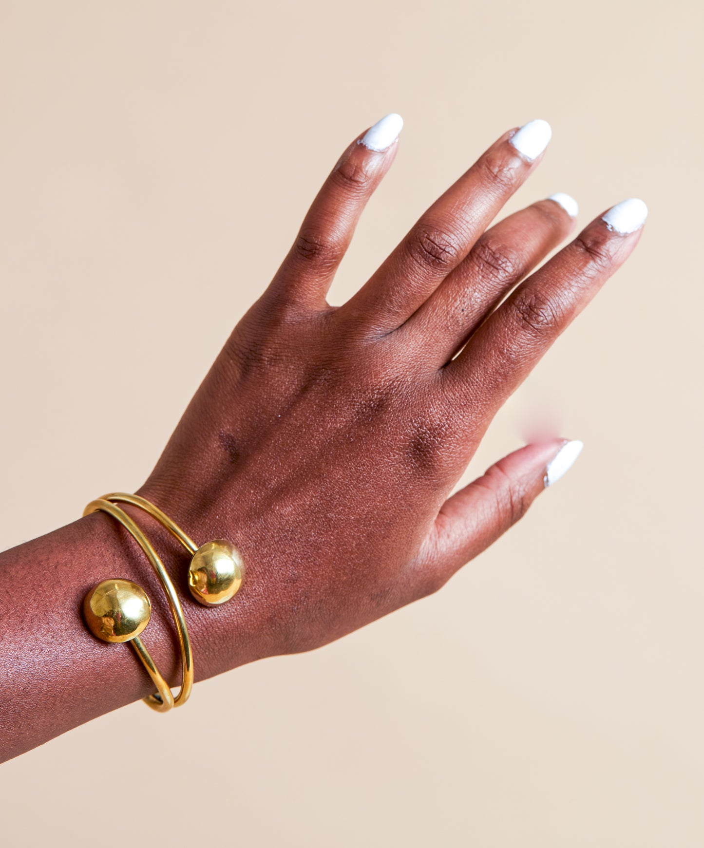 African Style Brass Bangle - Mara