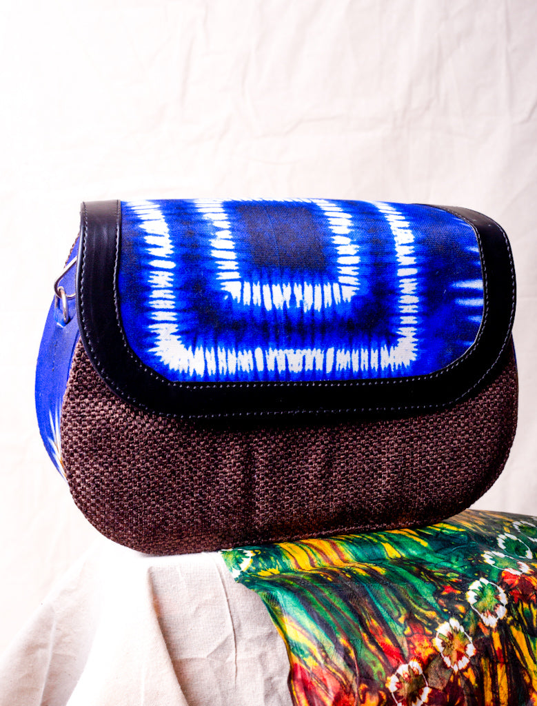 African Print Crossbody Bag - ADDI JUTE