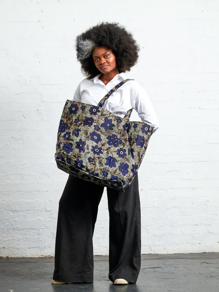 African Print Bag - Dak Maxi Tote