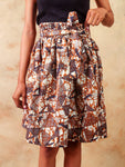 Didi skirt - brown motifs