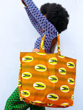 Maxi Dak tote bag -Yellow