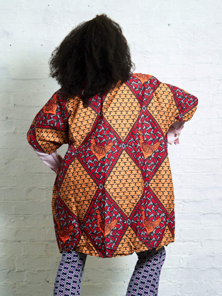 African Print Kimono - Mixed Print