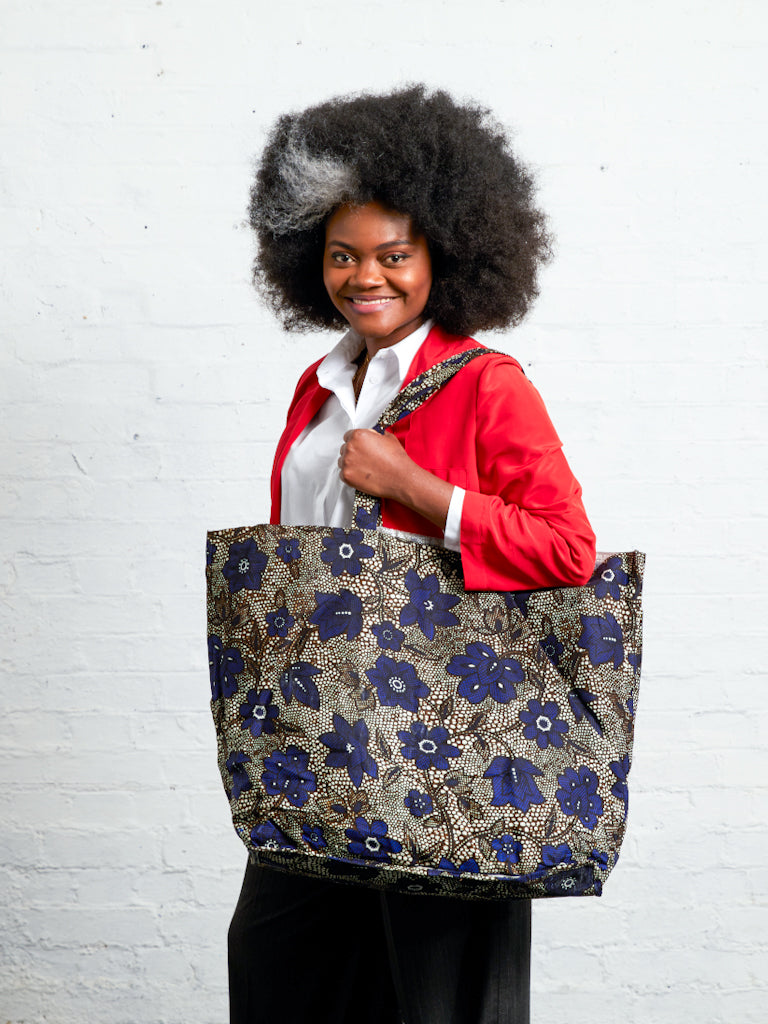 African Print Bag - Dak Maxi Tote