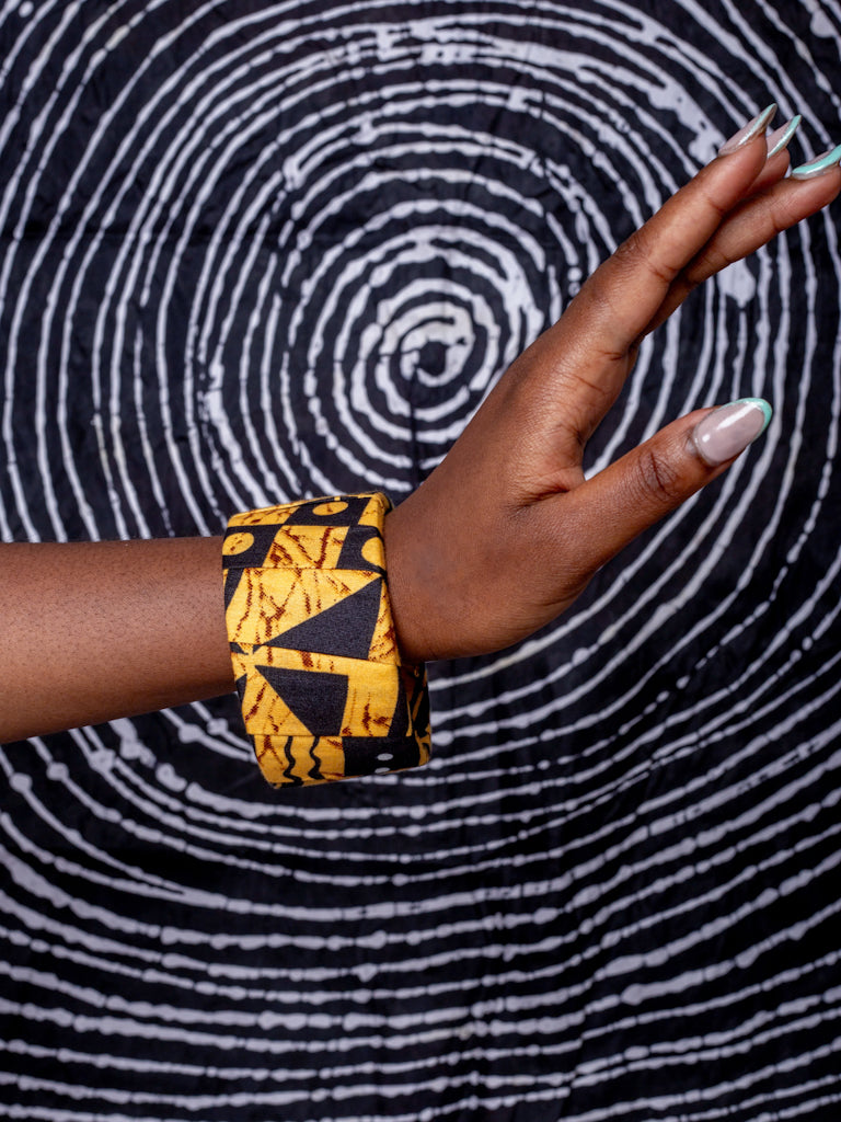 African Print Bangle Set - Didi