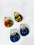 Geometric Didi earrings- Navy - Cecefinery.com