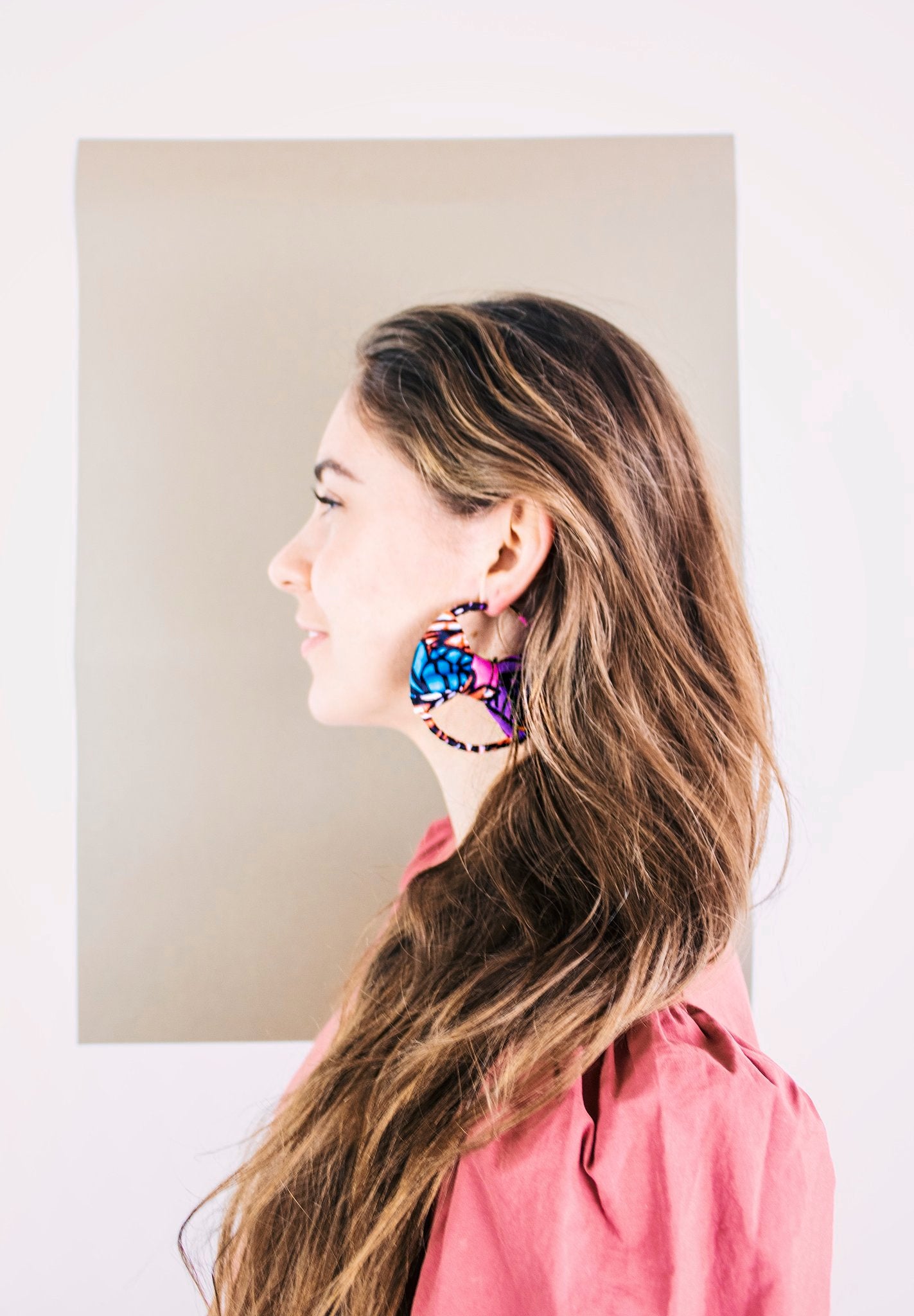 A.H.A Bow Wax Hoops - African Fashion -Cecefinery.com- Eco friendly Fashion- African Jewellery