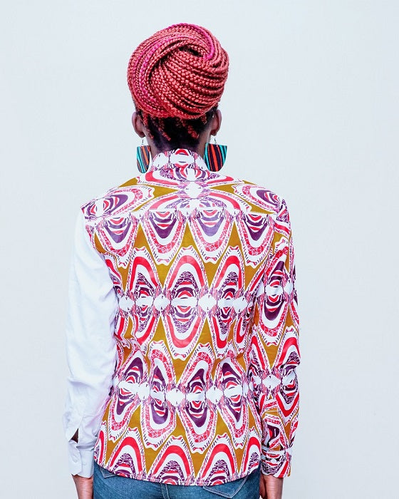 Cecefinery  African Aztec prints shirt - African Fashion -Cecefinery.com- Eco friendly Fashion- African Jewellery