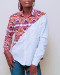 Cecefinery  African Aztec prints shirt - African Fashion -Cecefinery.com- Eco friendly Fashion- African Jewellery