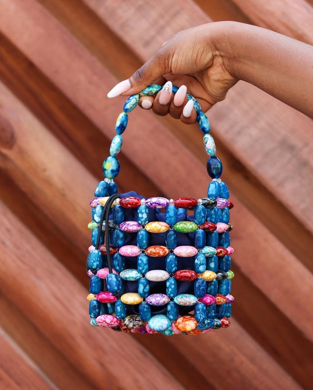 PERLO beads bag - African Fashion -Cecefinery.com- Eco friendly Fashion- African Jewellery