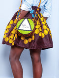 African Print Cecefinery Bead Bag - Cecefinery.com