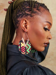 Didi chambray earrings - Cecefinery.com