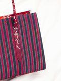 Aso-Oke Tote bag - Red - Cecefinery.com