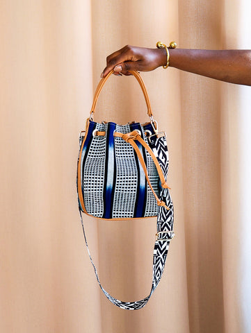 Dak crossbody- White denim - Cecefinery.com