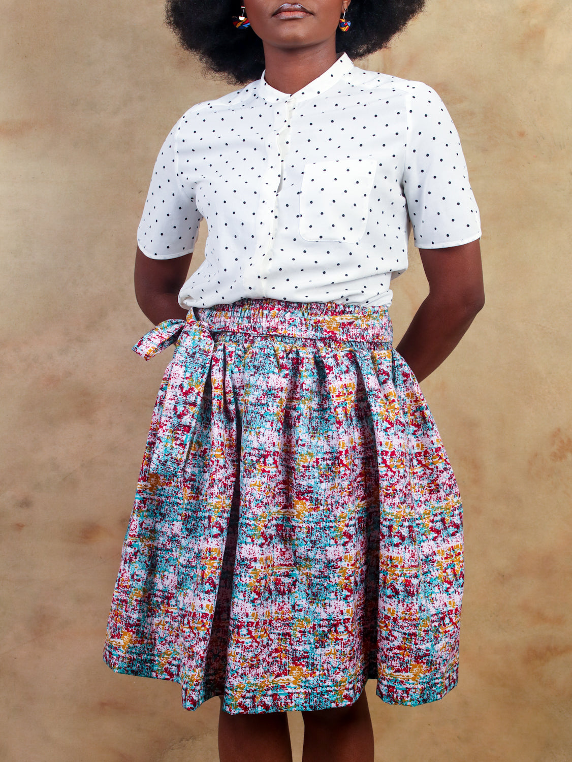 Didi skirt- Rainbow dust - Cecefinery.com