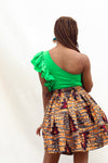 Orange Forest Skirt - Cecefinery.com